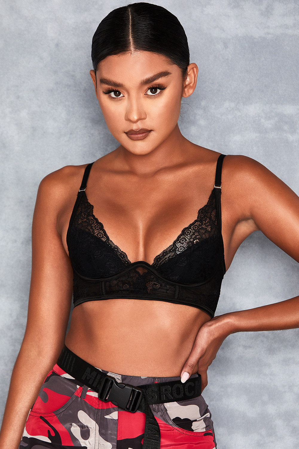 lace bustier bralette