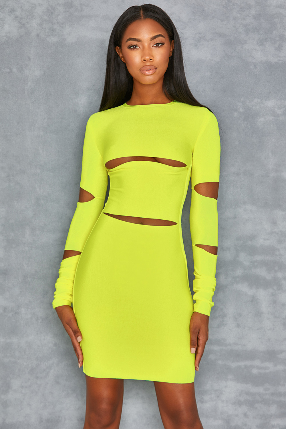 Neon spandex on sale dress