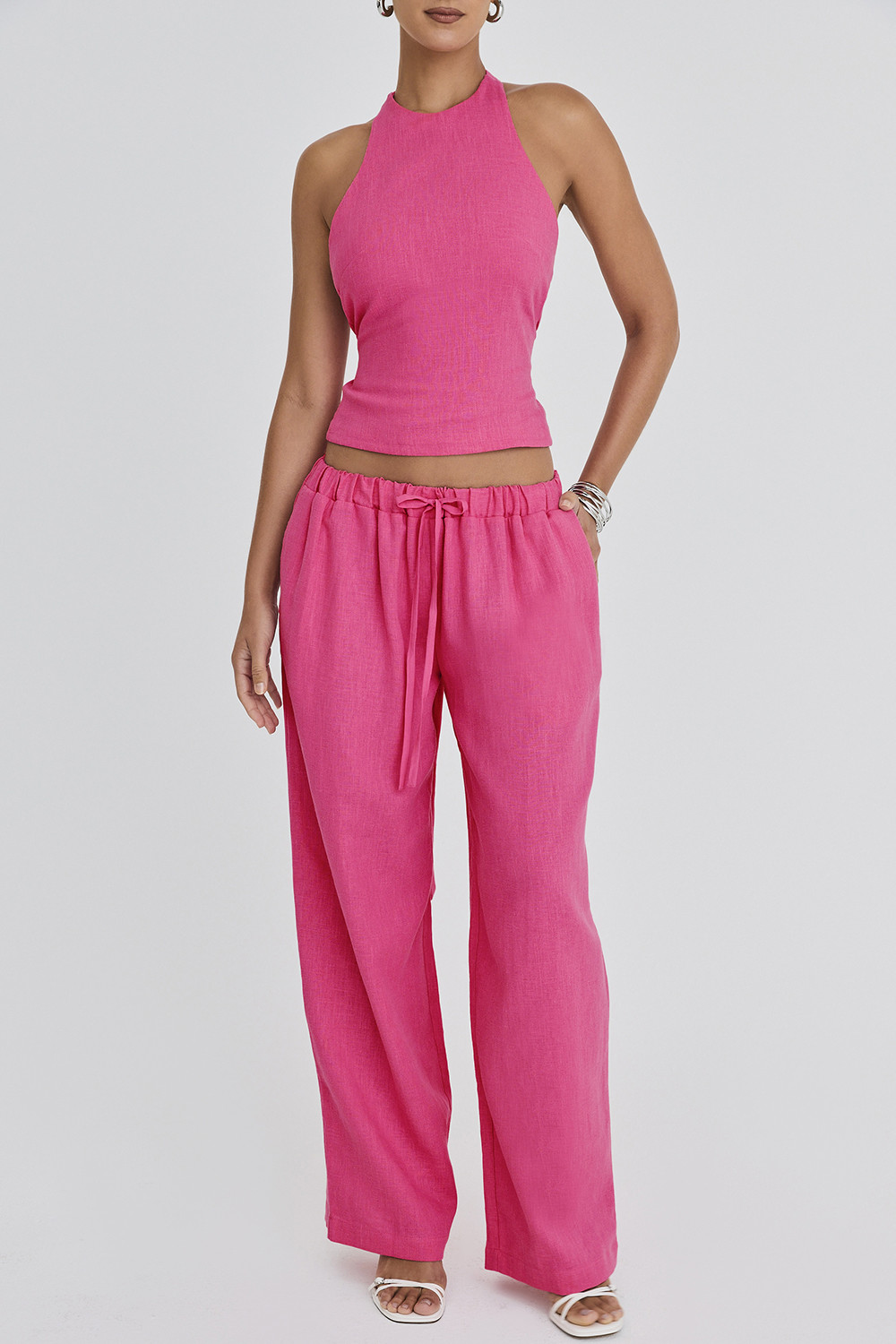 Clothing: Trousers: 'Rose' Wide Leg Trousers